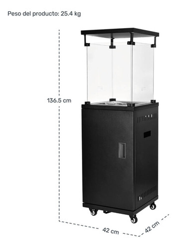Hoguera Fogata Mesa Calentador Gas Propano 1.4m... image number null