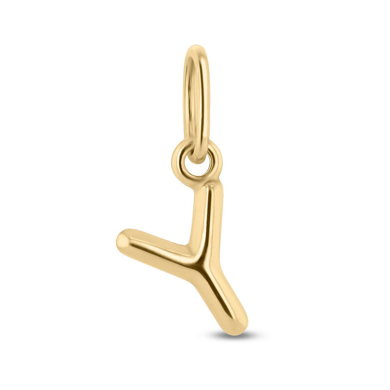 Dije De Oro Amarillo De 10K (Letra Y) Sin Caden... image number null