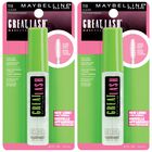 M&aacute;scara De Pesta&ntilde;as Maybelline Great Lash, Lavable Y Transparente Para Pesta&ntilde;as, 2 Veces