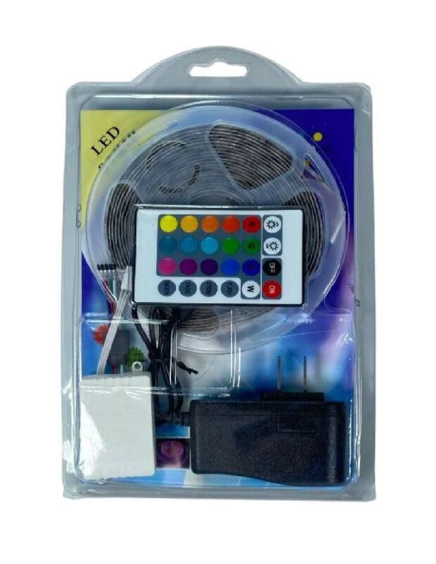 Tira Luz Led Colores De 5m 2835 Rgb Con Control... image number null