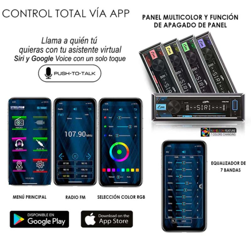 Autoestereo Con Usb Steelpro Axel-009 image number null