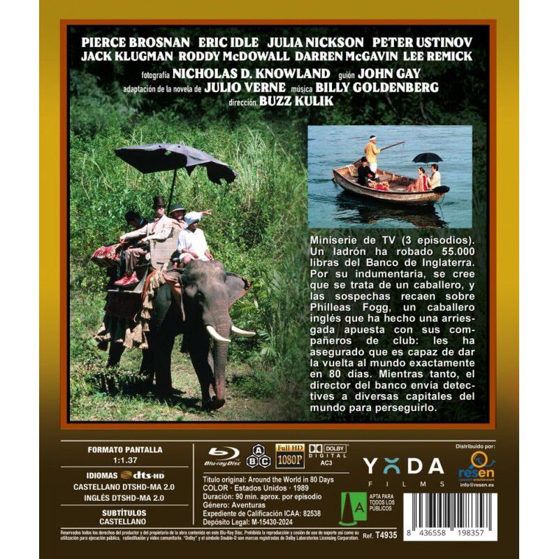 La Vuelta Al Mundo En 80 D&iacute;as [blu-ray] (1989) image number null