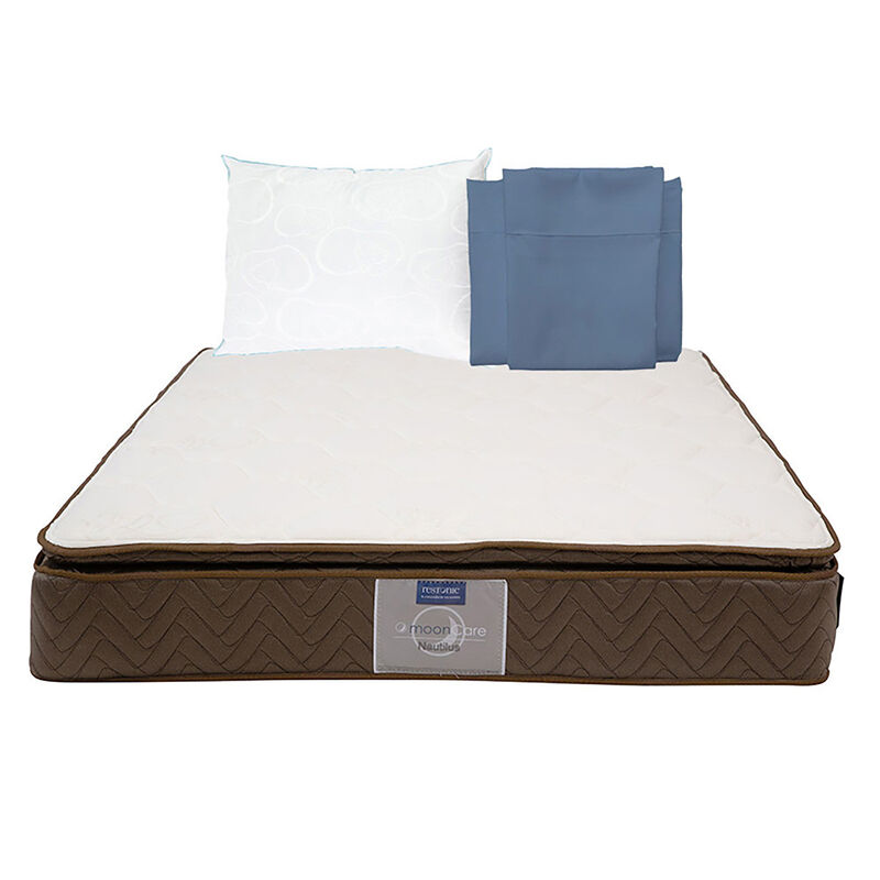 Colch&oacute;n Matrimonial Restonic Nautilus  + Almoha... image number null