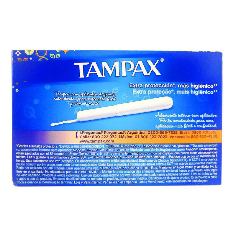 Tampones Tampax - 10 Tampones image number null