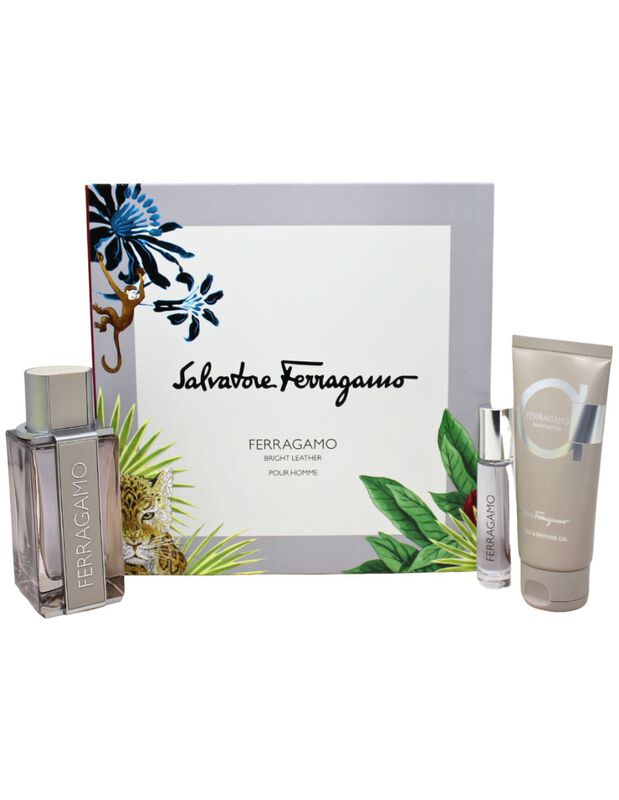 Set Eau De Toilette Ferragamo Bright Leather Pa... image number null