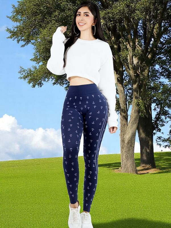 Set De 2 Leggings Casual o Deportivos De Cintur... image number null