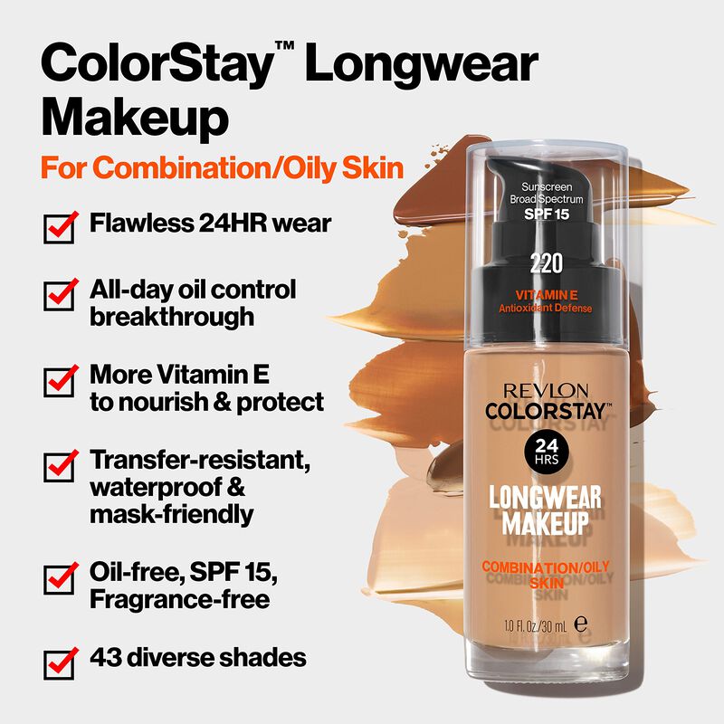 Base De Maquillaje L&iacute;quida Revlon Colorstay Tru... image number null