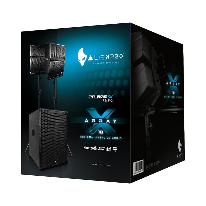 Sistema Lineal Subwoofer X-Array 18 AlienPro 2 ... image number null