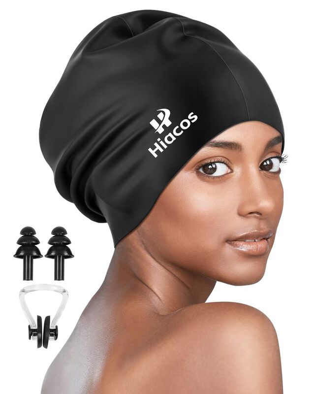 Gorro De Nataci&oacute;n Hiacos Para Pelo Largo Imperm... image number null