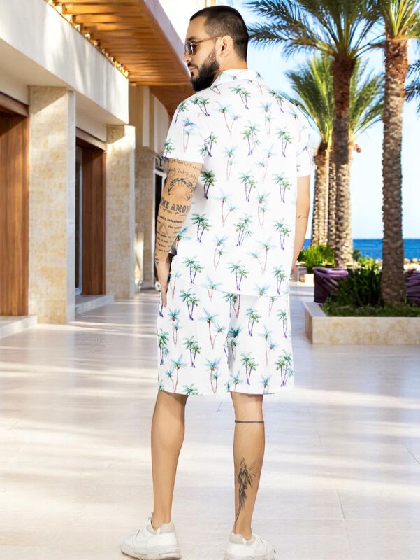 Conjunto Hombre Verano Camisa y Short a Juego C... image number null