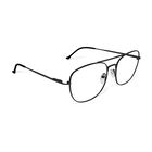 Lentes Girona de Metal Color Negro Con Filtro Azul