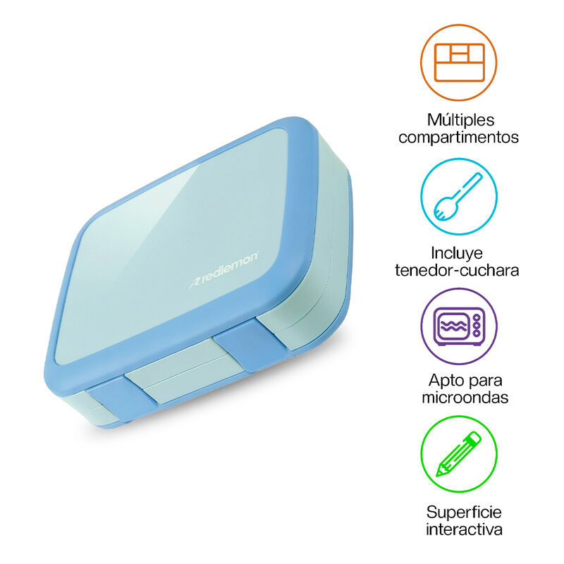 Lonchera para Ni&ntilde;os Bento Box de 5 Divisiones d... image number null
