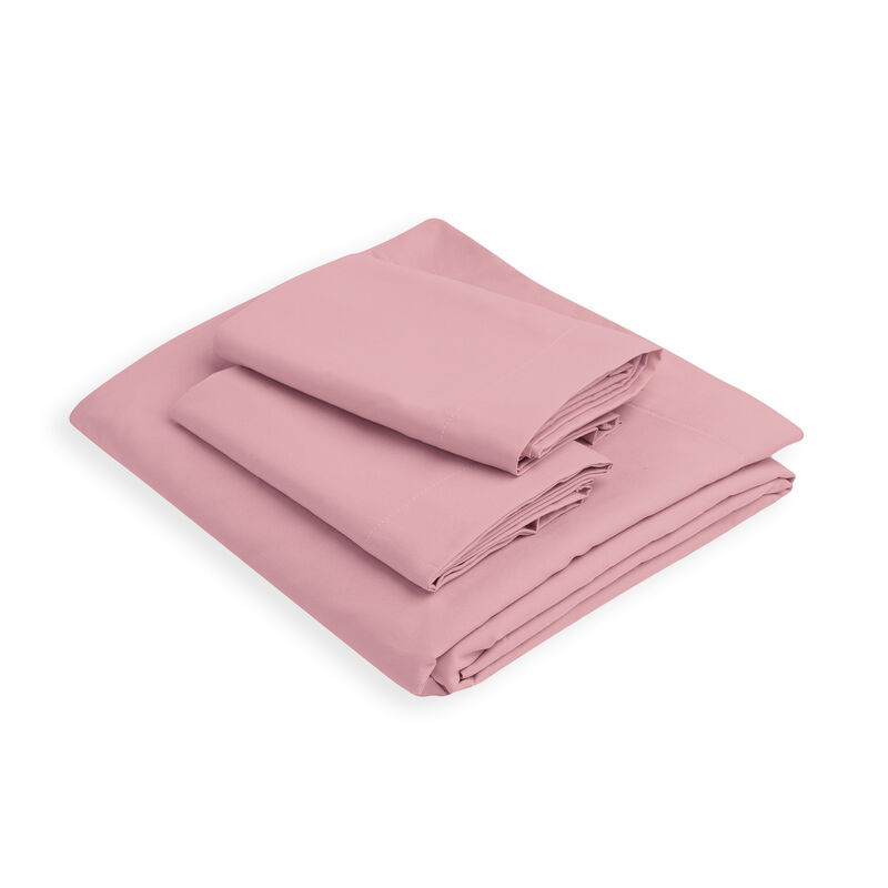 Juego de S&aacute;banas Matrimonial Sumie Petal Rosa image number null