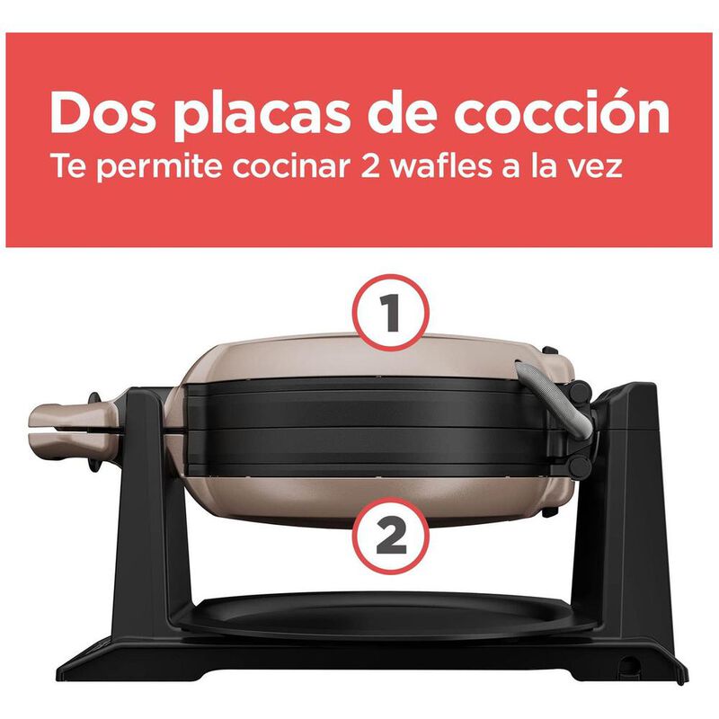 Waflera Black And Decker Wmd201 Cocina 2 Wafles image number null