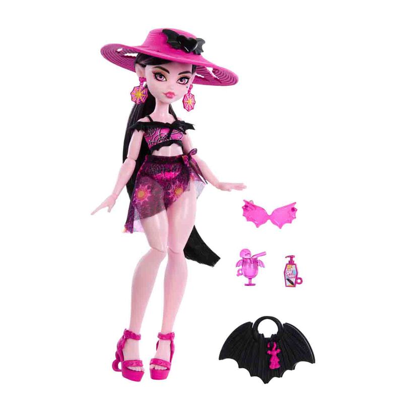 Draculaura De Doll Monster High Scare-adise Isl... image number null