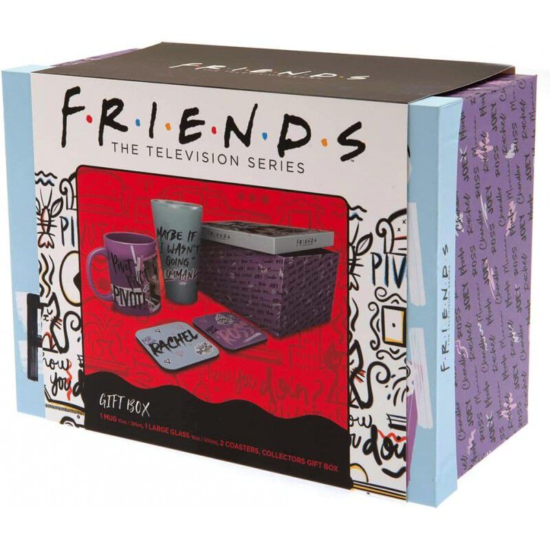 Set Regalo Friends Taza 285 mls + Vaso Cristal ... image number null