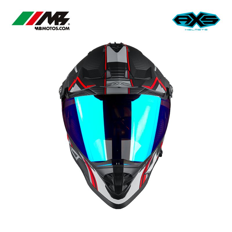 Casco Dot Axs Rojo Nordica Xl + Cámara Action image number null