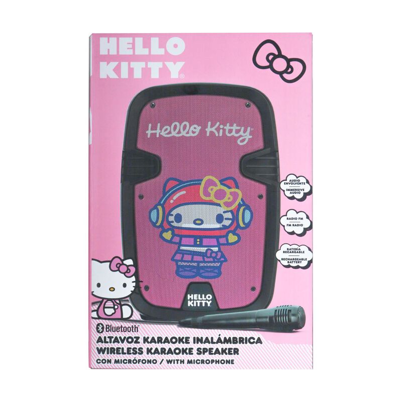 Bocina Karaoke Hello Kitty Bluetooth Con Micr&oacute;f... image number null