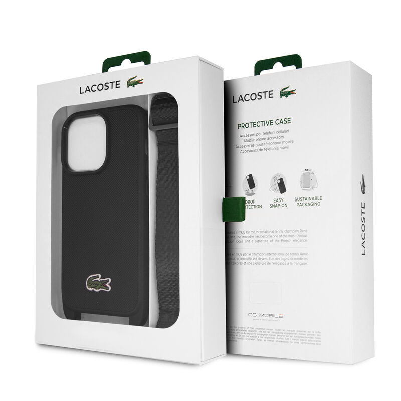 Funda Case Lacoste Crossbody Negro Compatible i... image number null