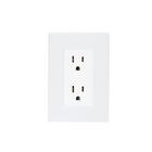 10 Pack Contacto d&uacute;plex con Placa Color Blanco iGoto