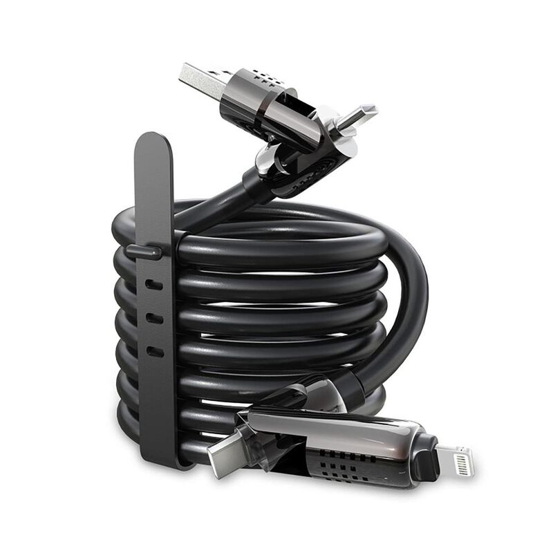 Cable Datos Mybat 4en1 Usb-c Para Iphone Androi... image number null