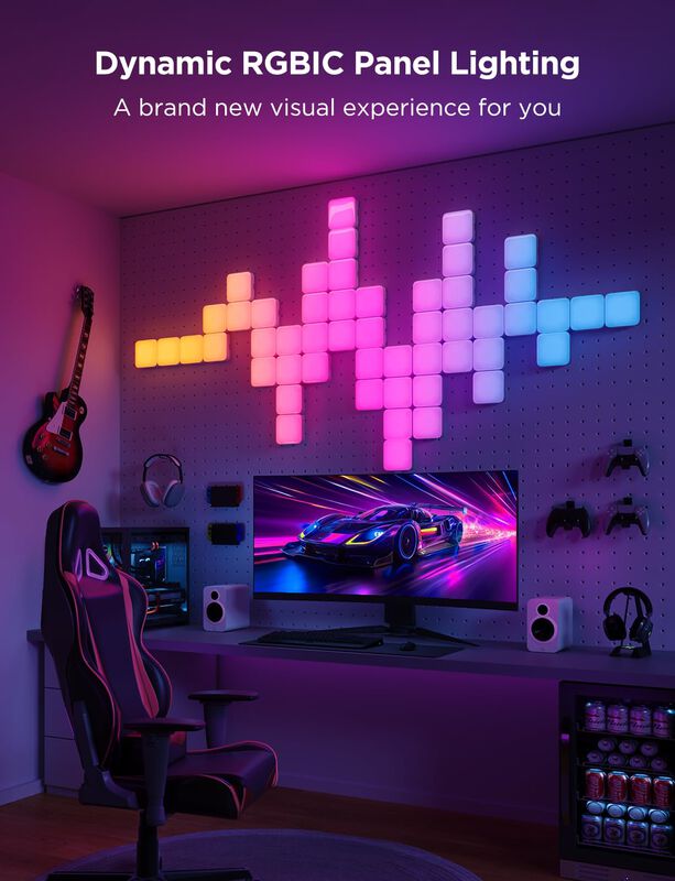 Paneles De Pared Led Govee Minipanel De Luces R... image number null