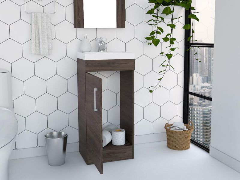 Mueble Lavamanos Oporto Color Chocolate image number null