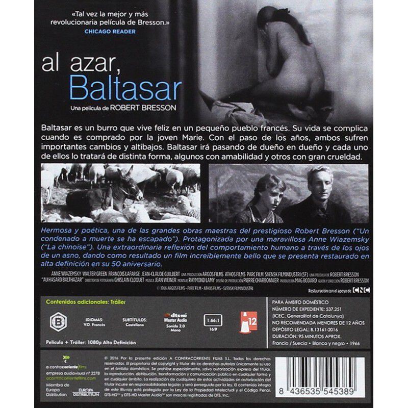 Al Azar Baltasar [blu-ray] image number null