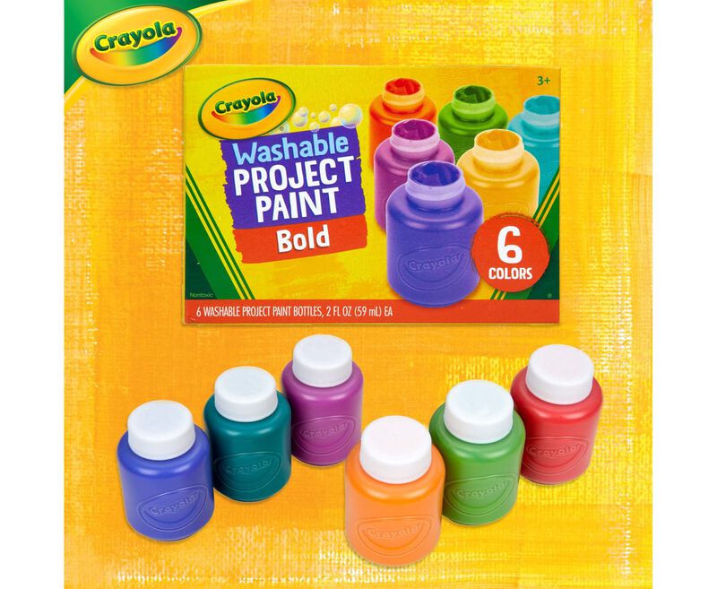Set De Pintura Lavable Crayola Para Ni&ntilde;os 6 Col... image number null