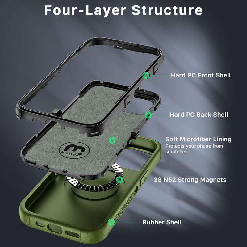 Funda Mybat Maverick Mag Clip Para Iphone 15 Pr... image number null