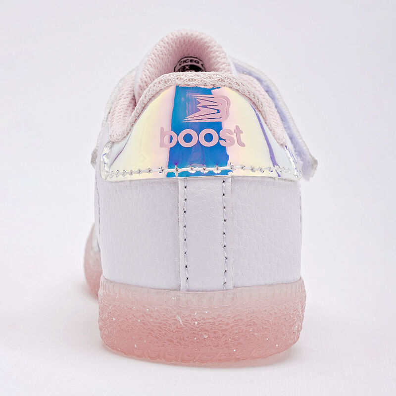 Boost Tenis para beb&eacute; ni&ntilde;a blanco tornasol image number null
