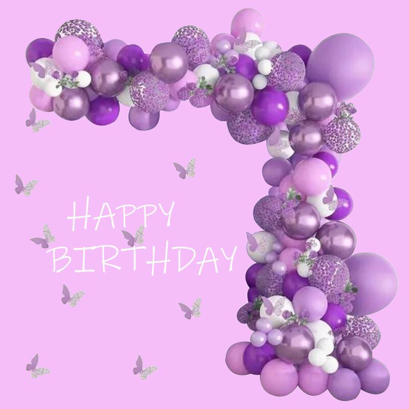 Set De Globos Plap Mariposa Para Decoraci&oacute;n De ... image number null