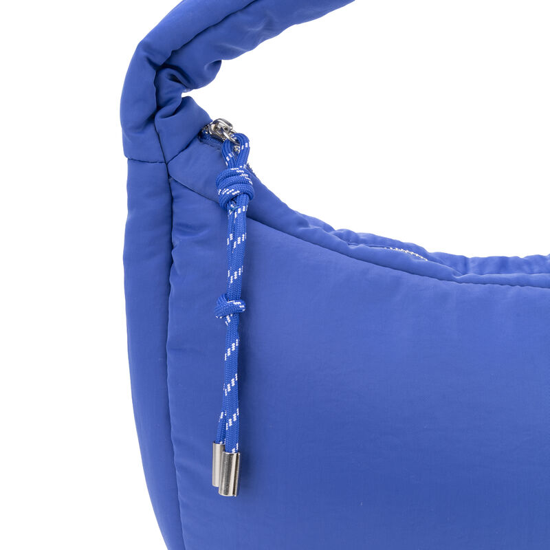 Bolsa Hobo Grande Look Puffy Color Azul image number null