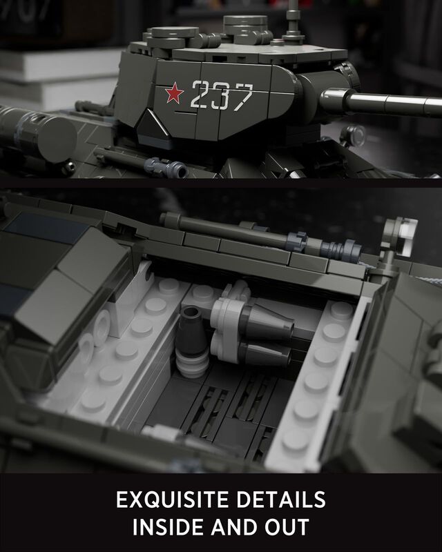 Set De Construcci&oacute;n Nifeliz T34/85 Tank Ww2 Mil... image number null