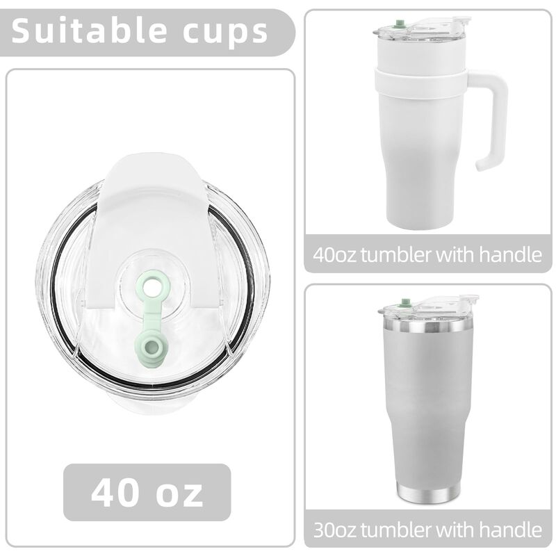 Tapas Para Vaso Aiheart 2 Unidades 3.54x3.97 Pu... image number null