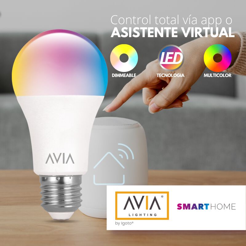 Foco Inteligente Wifi 10w Avia Smarthome Dimeab... image number null
