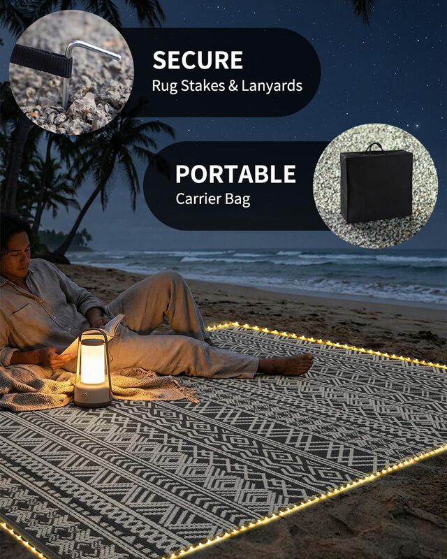 Alfombra Exterior Montvoo 183 &times; 274 cm Con Tira... image number null