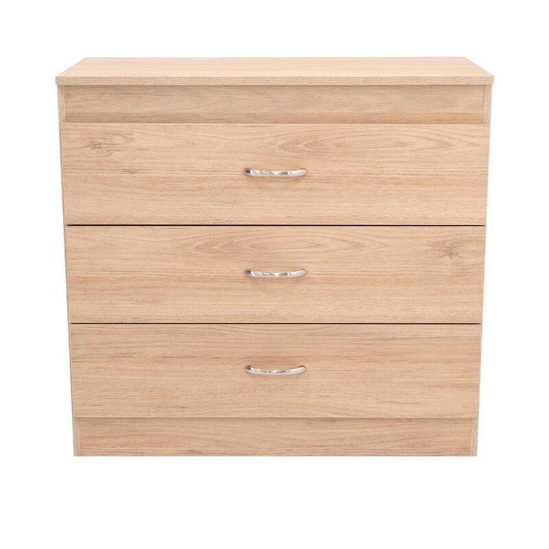 C&oacute;moda Organizador Conor Caf&eacute; Claro y Blanco co... image number null