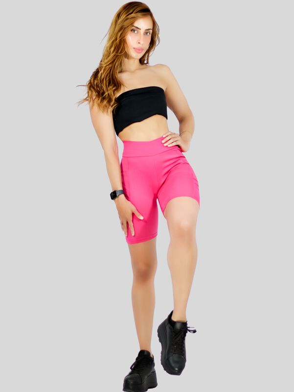 SET 3 Biker Short Mujer Con Bolsas Laterales SH... image number null