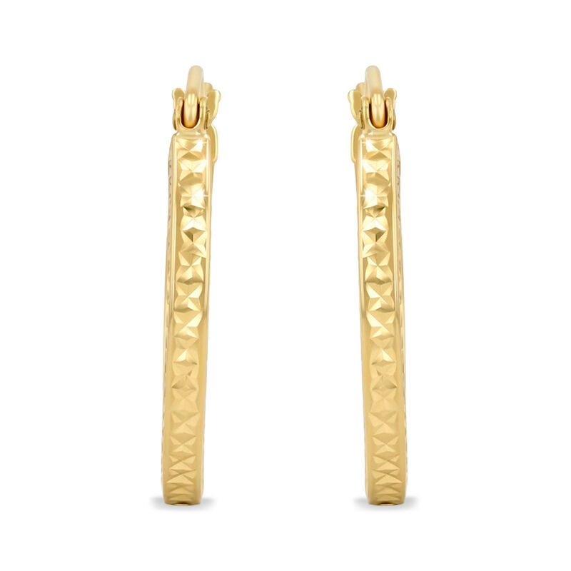 Arracadas De Oro Amarillo 14k (20 Mm Aprox) image number null
