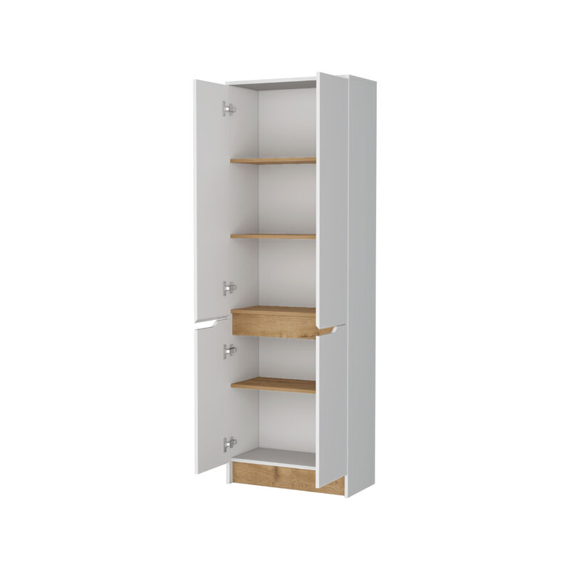 Alacena Soler Blanco Y Macadamia Virtual Mueble... image number null