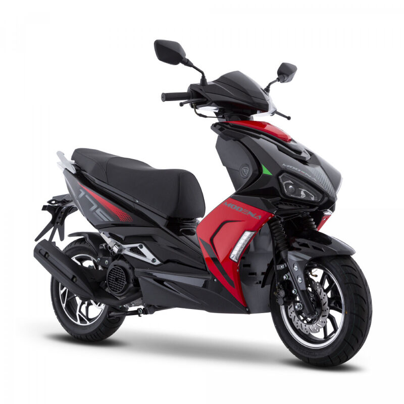 Motocicleta Italika MODENA175 Negro Rojo image number null