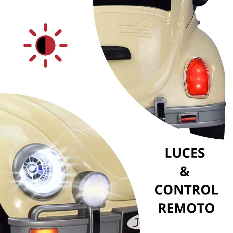 Montable para Niños Vocho Electrico Control Rem... image number null