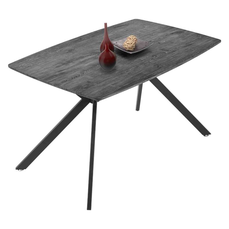 Mesa Comedor Nordico 4pers Gris Casa Hogar Lujo... image number null