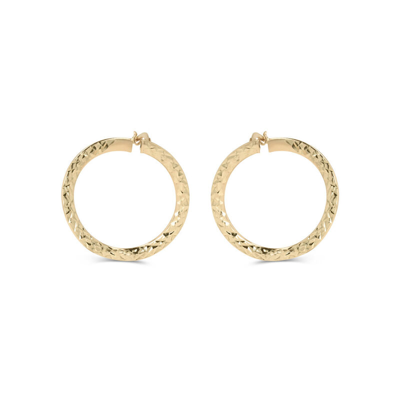 Arracadas Oro Amarillo 10k 20x3mm | Joyer&iacute;as Bi... image number null