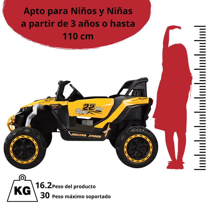 Montable Electrico Speed para Ni&ntilde;os Control Rem... image number null
