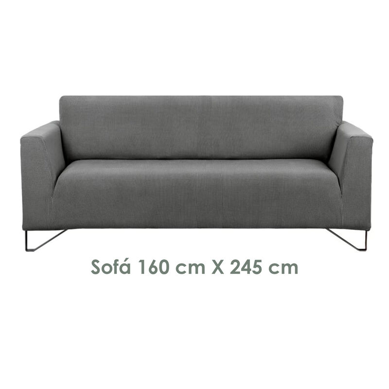 Cubre Salas 3 Piezas Impermeable Gris Todo Tipo... image number null