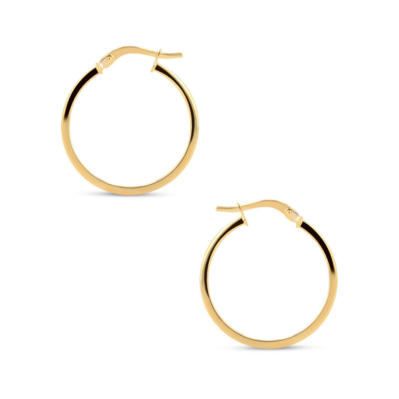 Arracadas De Oro Amarillo 10K (20Mm Aprox) image number null