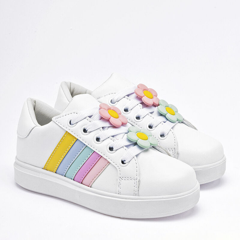 Moramora tenis para ni&ntilde;a blanco multicolor cod ... image number null