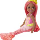 Mu&ntilde;eca Barbie Dreamtopia Chelsea Mermaid Con Pelo Y Cola De Coral